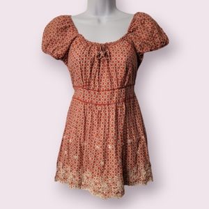 European floral dress